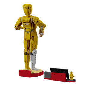Wandhalterung kompatibel mit LEGO 75398 Star Wars C-3PO 2024 10 Farben
