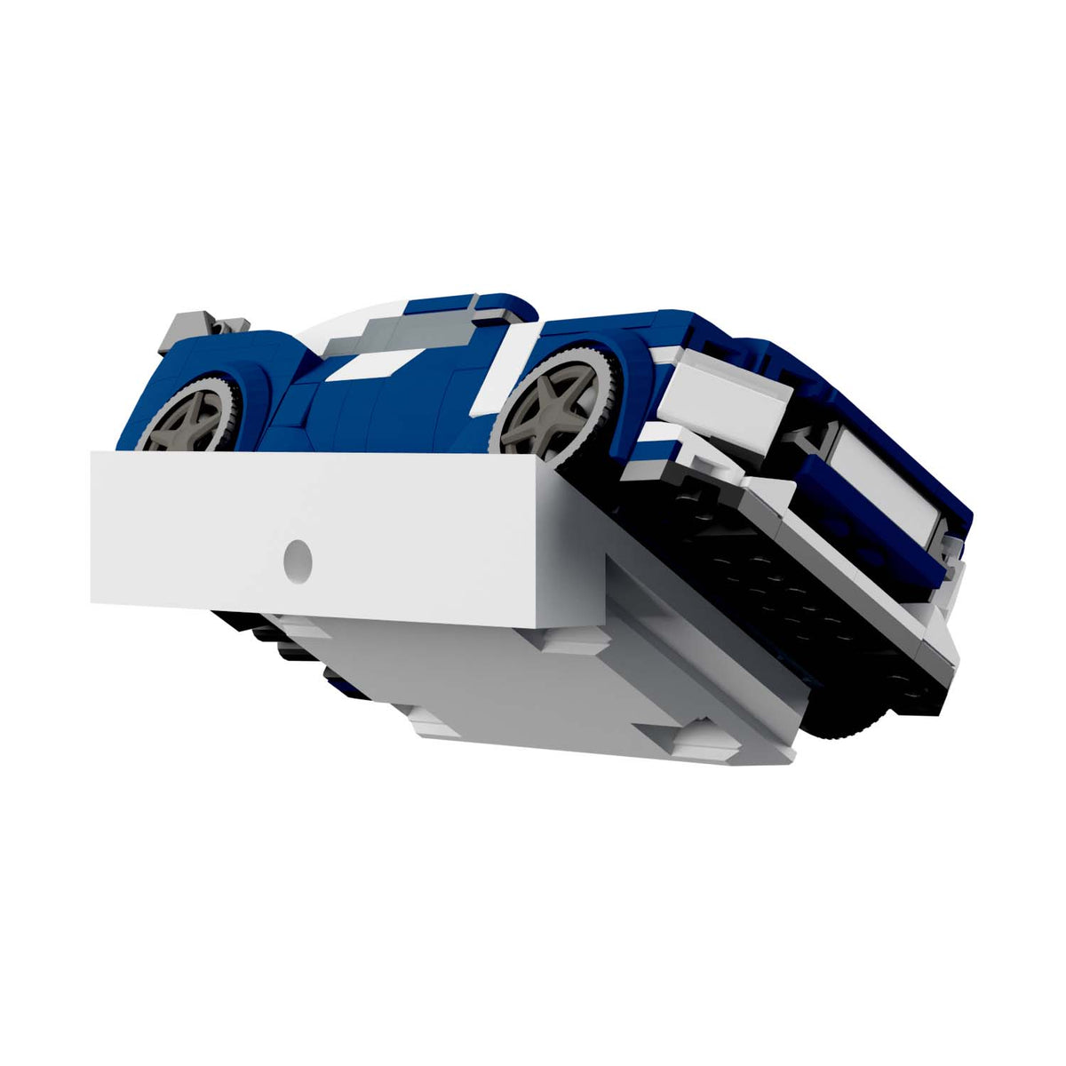 2x Wandhalterung kompatibel mit LEGO Speed Champions Rennwagen Display