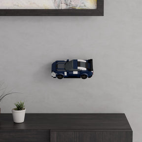 2x Wandhalterung kompatibel mit LEGO Speed Champions Rennwagen Display