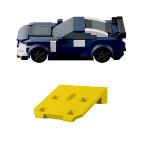 2x Wandhalterung kompatibel mit LEGO Speed Champions Rennwagen Display