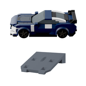 2x Wandhalterung kompatibel mit LEGO Speed Champions Rennwagen Display