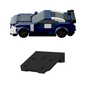 2x Wandhalterung kompatibel mit LEGO Speed Champions Rennwagen Display