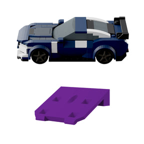 2x Wandhalterung kompatibel mit LEGO Speed Champions Rennwagen Display