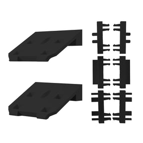 2x Wandhalterung kompatibel mit LEGO Speed Champions Rennwagen Display