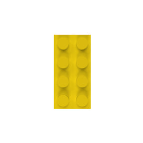 5x-wandhalterung-fuer-2x4-lego-noppensteine-und-figuren-gelb-2